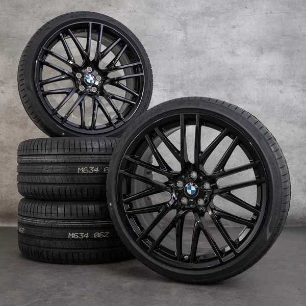 OEM BMW 6 Series 7 wheels 21 inch summer GT G32 G11 G12 Styling 650 M 6893542 jet black NEW