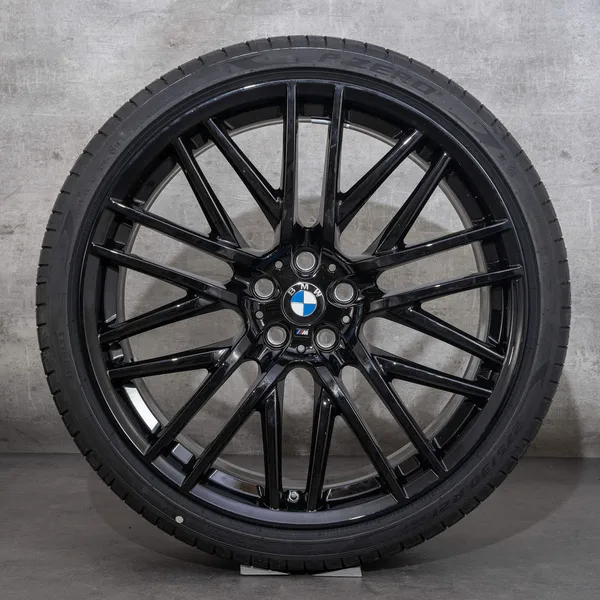 OEM BMW 6 Series 7 wheels 21 inch summer GT G32 G11 G12 Styling 650 M 6893542 jet black NEW