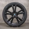 OEM BMW X5 G05 X6 G06 22 inch wheels summer 8072002 8072003 747 M black NEW