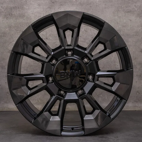 OEM BMW XM rims 23 inch G09 6856021 6856022 Styling 923 M black high-sheen 10,0x23 ET22 11,0x23 ET44
