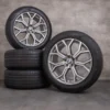 OEM BMW X7 winter wheels 21 inch G07 rims styling 753 6885142 ferric grey polisched