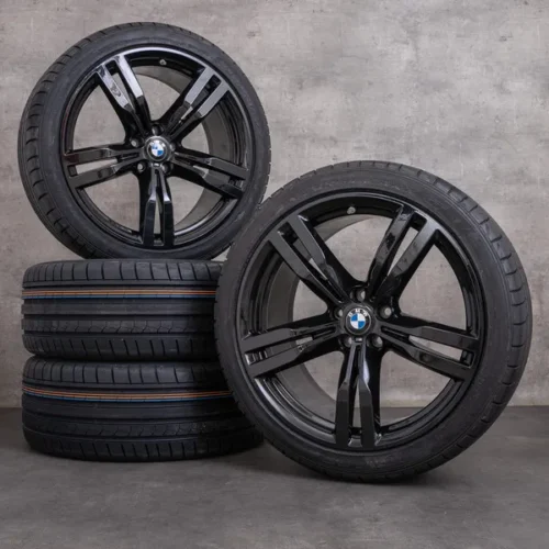 OEM BMW 6 series GT 7 rims 20 inch G11 G12 G32 summer wheel styling 648 M 7850581 7850582 black glossy