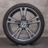 OEM BMW 2 series 3 4 rims 19 inch G20 G21 G22 G23 G42 Coupe summer wheels styling 793i 8089896 8089897 ferric gray glossy turned