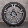 OEM BMW 2 series 3 4 rims 19 inch G20 G21 G22 G23 G42 Coupe summer wheels styling 793i 8089896 8089897 ferric gray glossy turned