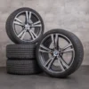 OEM BMW 2 series 3 4 rims 19 inch G20 G21 G22 G23 G42 Coupe summer wheels styling 793i 8089896 8089897 ferric gray glossy turned