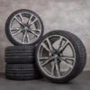 OEM BMW X5 X6 wheels 22 inch G05 G06 summer 8072002 8072003 styling 747 M ceriumgrey matt glossy
