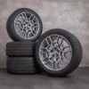 OEM BMW XM Rims 21 inch G09 Summer wheels Styling 918 M 1543958 1543986 Lightning grey