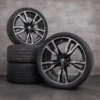 OEM BMW X5 X6 Rims 22 inch G05 G06 Summer wheels Styling 747 M 8072002 8072003 black glossy turned