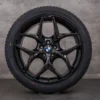 OEM BMW X5 X6 snow tire packages 21 inch E71 E72 Rims Styling 215 6772252 6782835 black glossy