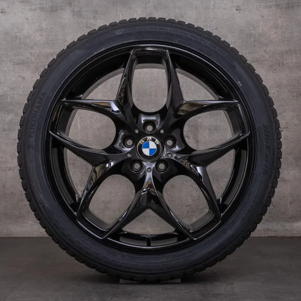 OEM BMW X5 X6 snow tire packages 21 inch E71 E72 Rims Styling 215 6772252 6782835 black glossy