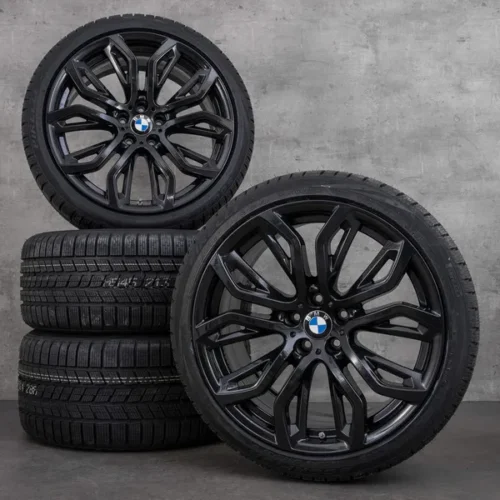 OEM BMW X5M X6 X6M snow tire packages 21 inch E70 E71 Rims Styling 375 M 6796149 6796151 black