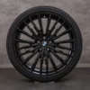OEM BMW 8 Series rims 20 inch G14 G15 G16 Gran Coupe summer wheels Styling 729 M 8072025 8072026 black gloss