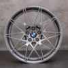 OEM BMW M3 M4 Rims 20 inch F80 F82 F83 Styling 666 M 8090194 8090195 ferric grey gloss turned