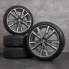 OEM BMW X1 X2 Rims 20 inch F48 F39 Summer wheels Styling 721 M 8064569 orbit grey matt glossy turned