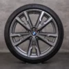 OEM BMW X1 X2 Rims 20 inch F48 F39 Summer wheels Styling 721 M 8064569 orbit grey matt glossy turned