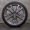OEM BMW X1 X2 Rims 20 inch F48 F39 Summer wheels Styling 721 M 8064569 orbit grey matt glossy turned