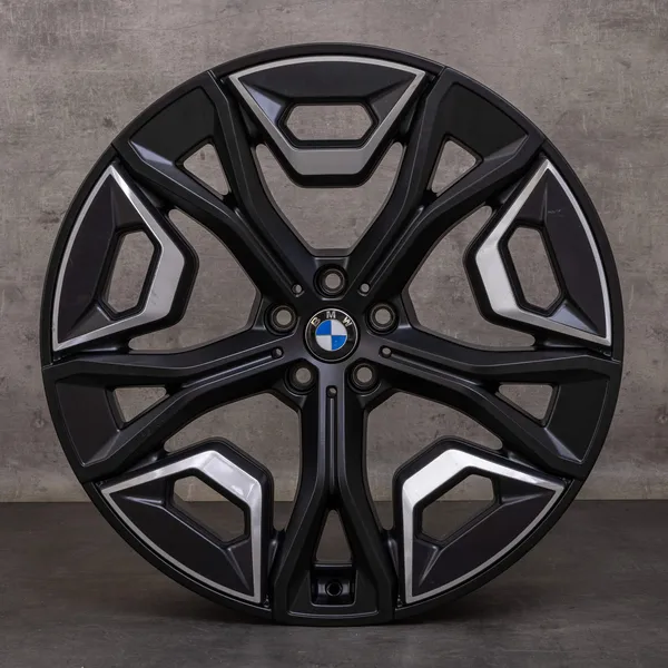 42714-styling-1020-aerodynamik-original-bmw-ix-felgen-22-zoll-i20-styling-1020-5a02658-schwarz-matt_2 OEM BMW iX Rims 22 inch i20 Styling 1020 5A02658 black matt