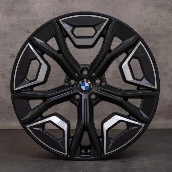 42714-styling-1020-aerodynamik-original-bmw-ix-felgen-22-zoll-i20-styling-1020-5a02658-schwarz-matt_3 OEM BMW iX Rims 22 inch i20 Styling 1020 5A02658 black matt