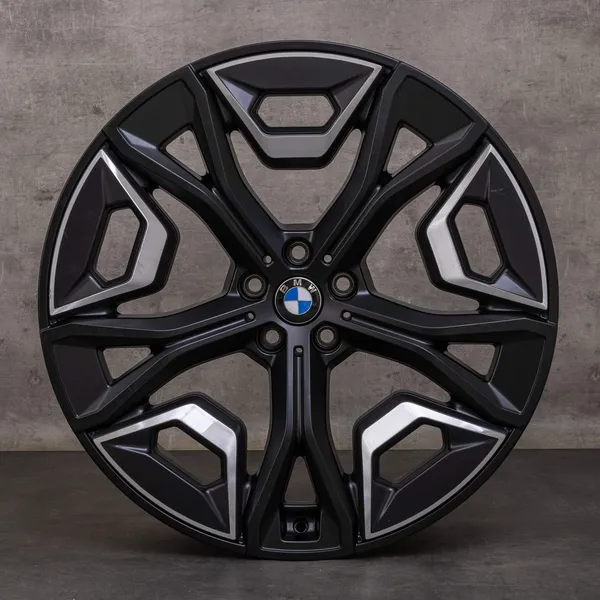 42714-styling-1020-aerodynamik-original-bmw-ix-felgen-22-zoll-i20-styling-1020-5a02658-schwarz-matt_4 OEM BMW iX Rims 22 inch i20 Styling 1020 5A02658 black matt