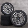 OEM BMW X1 iX1 X2 iX2 snow tire packages 19 inch U10 U11 Rims Styling 867 6898041 midnight grey glossy turned