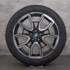 OEM BMW X1 iX1 X2 iX2 snow tire packages 19 inch U10 U11 Rims Styling 867 6898041 midnight grey glossy turned