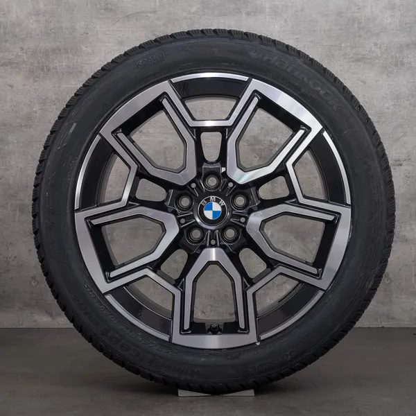 OEM BMW X1 iX1 X2 iX2 snow tire packages 19 inch U10 U11 Rims Styling 867 6898041 midnight grey glossy turned