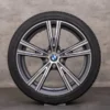 OEM BMW 2 Series 3 4 snow tire packages 19 inch G20 G21 G22 G23 G42 Coupe Rims Styling 793i 8089896 8089897 ferric grey glossy turned