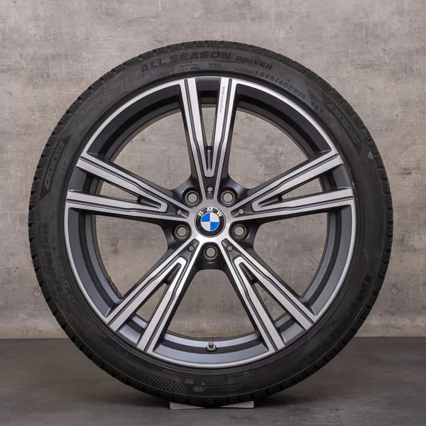 OEM BMW 2 Series 3 4 snow tire packages 19 inch G20 G21 G22 G23 G42 Coupe Rims Styling 793i 8089896 8089897 ferric grey glossy turned