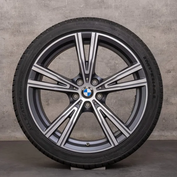 OEM BMW 2 Series 3 4 snow tire packages 19 inch G20 G21 G22 G23 G42 Coupe Rims Styling 793i 8089896 8089897 ferric grey glossy turned