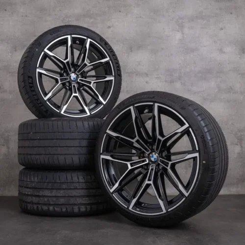 OEM BMW M2 M3 M4 snow tire packages 19 20 inch G87 G80 G81 G82 G83 Rims Styling 930 M 7882869 7882870 jet black