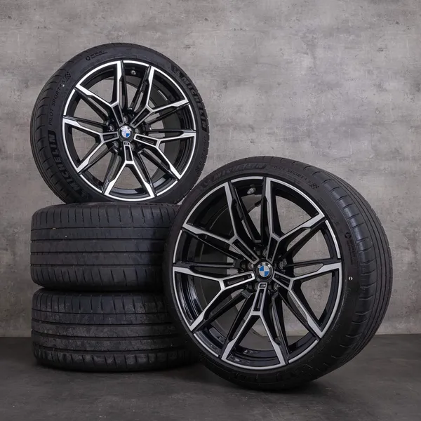 OEM BMW M2 M3 M4 snow tire packages 19 20 inch G87 G80 G81 G82 G83 Rims Styling 930 M 7882869 7882870 jet black
