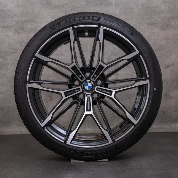 OEM BMW M2 M3 M4 snow tire packages 19 20 inch G87 G80 G81 G82 G83 Rims Styling 930 M 7882869 7882870 jet black