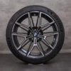 OEM BMW M2 M3 M4 snow tire packages 19 20 inch G87 G80 G81 G82 G83 Rims Styling 930 M 7882869 7882870 jet black
