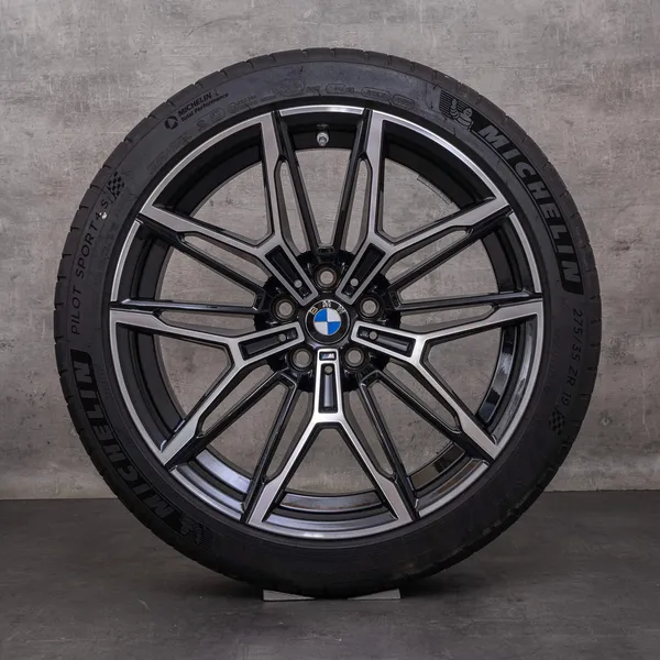 OEM BMW M2 M3 M4 snow tire packages 19 20 inch G87 G80 G81 G82 G83 Rims Styling 930 M 7882869 7882870 jet black