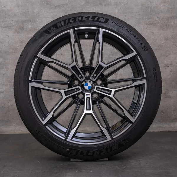 OEM BMW M2 M3 M4 snow tire packages 19 20 inch G87 G80 G81 G82 G83 Rims Styling 930 M 7882869 7882870 jet black
