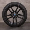 OEM BMW M3 M4 snow tire packages 18 inch F80 F82 F83 Rims Styling 640 M 2284905 2284906 black glossy