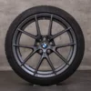 OEM BMW 2 Series 3 4 snow tire packages 19 inch G20 G21 G22 G23 G42 Coupe Rims Styling 898 M 6895390 6895391 orbit grey matt