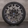 43276-styling-915-m-original-bmw-x5-x6-winterraeder-21-zoll-g05-g06-felgen-styling-915-m-6856023-6856024-orbit-grey-glanzg (1) OEM BMW X5 X6 snow tire packages 21 inch G05 G06 rims styling 915 M 6856023 6856024 orbit grey glossy turned NEW