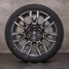 43276-styling-915-m-original-bmw-x5-x6-winterraeder-21-zoll-g05-g06-felgen-styling-915-m-6856023-6856024-orbit-grey-glanzg (3) OEM BMW X5 X6 snow tire packages 21 inch G05 G06 rims styling 915 M 6856023 6856024 orbit grey glossy turned NEW