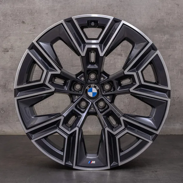 43278-939-m-original-bmw-5er-i5-felgen-20-zoll-g60-g61-styling-939-m-5a324e8-5a324e9-orbit-grey-glanzgedreht-neu_1 OEM BMW 5 Series i5 Rims 20 inch G60 G61 Styling 939 M 5A324E8 5A324E9 orbit grey glossy turned NEW