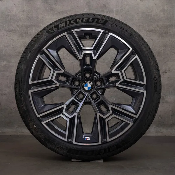 OEM BMW 5 Series i5 Rims 20 inch G60 G61 Summer wheels Styling 939 M 5A324E8 5A324E9 orbit grey glossy turned NEW
