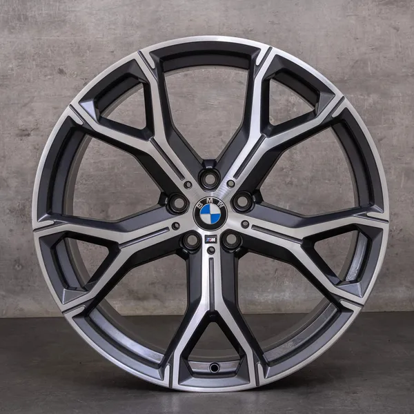 43506-styling-741-m-original-bmw-x5-x6-21-zoll-g05-g06-felgen-styling-741-m-8071998-8071999-orbit-grey-glanzgedreht_2 OEM BMW X5 X6 21 inch G05 G06 Rims Styling 741 M 8071998 8071999 orbit grey glossy turned