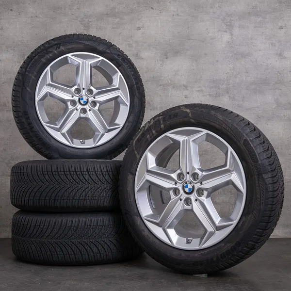 43551-styling-865-original-bmw-x1-ix1-x2-ix2-felgen-18-zoll-u10-u11-styling-865-allwetterreifen-6898039-silber-glanz OEM BMW X1 iX1 X2 iX2 Rims 18 inch U10 U11 Styling 865 for all seasons 6898039 silver glossy