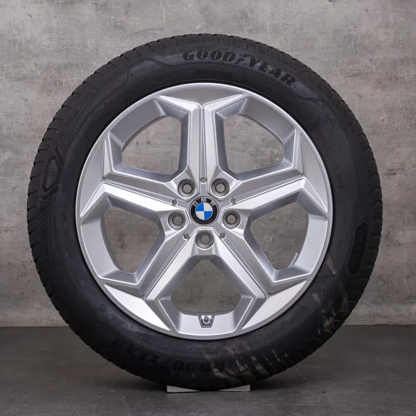 43551-styling-865-original-bmw-x1-ix1-x2-ix2-felgen-18-zoll-u10-u11-styling-865-allwetterreifen-6898039-silber-glanz_2 OEM BMW X1 iX1 X2 iX2 Rims 18 inch U10 U11 Styling 865 for all seasons 6898039 silver glossy
