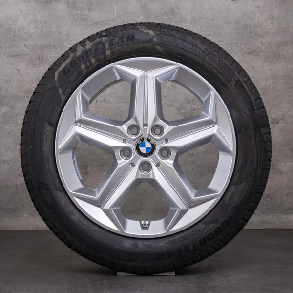 43551-styling-865-original-bmw-x1-ix1-x2-ix2-felgen-18-zoll-u10-u11-styling-865-allwetterreifen-6898039-silber-glanz_3 OEM BMW X1 iX1 X2 iX2 Rims 18 inch U10 U11 Styling 865 for all seasons 6898039 silver glossy