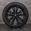 OEM BMW X1 X2 snow tire packages 18 inch F48 F39 Rims Styling 566 6883503 black glossy