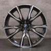OEM BMW X7 snow tire packages 22 inch G07 Rims Styling 755 M 8074221 8090108 black glossy turned NEW