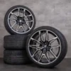 OEM BMW M3 M4 snow tire packages 19 20 inch G80 G82 G83 Rims 8093832 8093833 Styling 825 black glossy turned