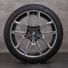 OEM BMW M3 M4 snow tire packages 19 20 inch G80 G82 G83 Rims 8093832 8093833 Styling 825 black glossy turned