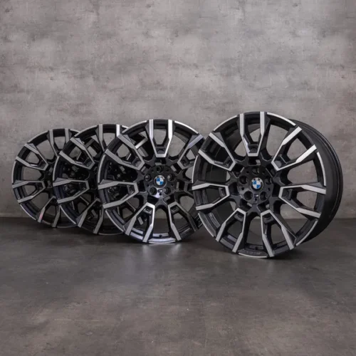 OEM BMW X5 X6 Rims 21 inch G05 G06 Styling 915 M 6856023 6856024 midnight grey glossy turned